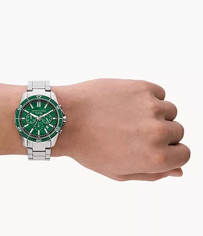 Armani Exchange - Chronograph Stainless Steel Watch - Silver